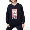 Maglione Fila x Have a good time "Nero Bianco Rosso"