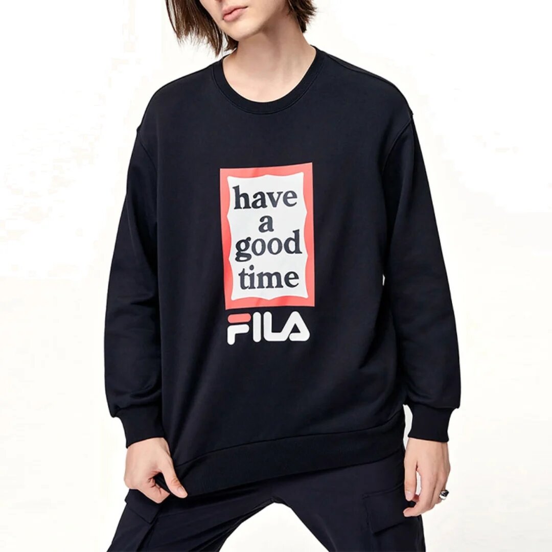 Maglione Fila x Have a good time "Nero Bianco Rosso"