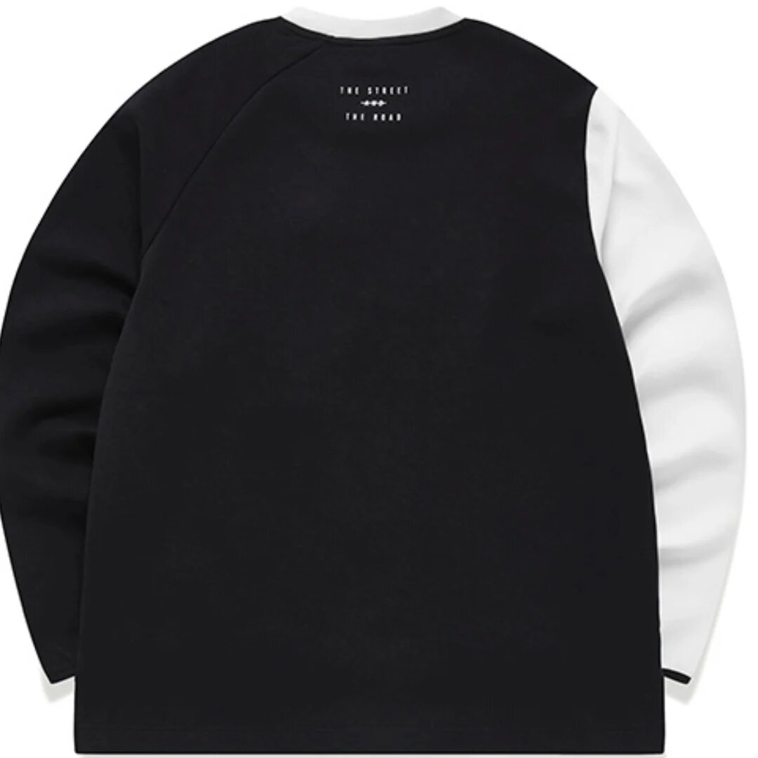 Maglione Fila x Mihara Yasuhiro con stampa di lettere "White Black"