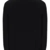 Maglione nero Stevie con collo a imbuto e zip a 1/4 in maglia testurizzata