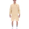 Maglione Ramy F-Box beige classico con zip a 1/4