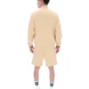 Maglione Ramy F-Box beige classico con zip a 1/4