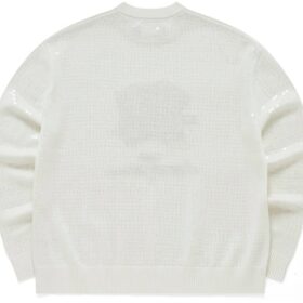Maglione sportivo con grafica “Bianco Nero”