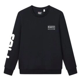 Maglione sportivo con stampa logo "Black White"