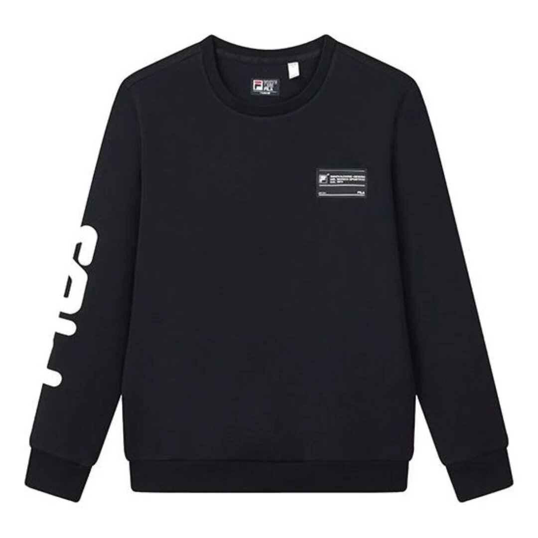 Maglione sportivo con stampa logo "Black White"