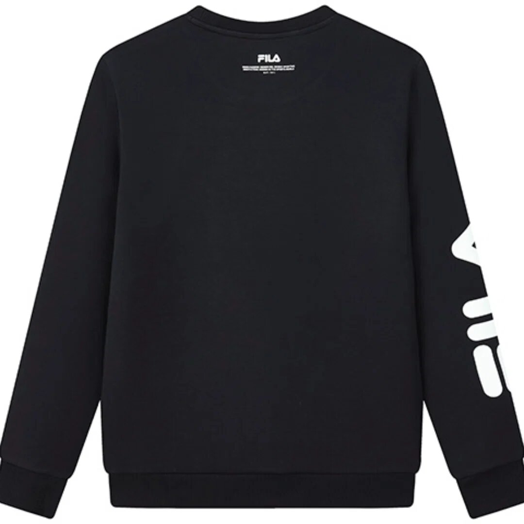Maglione sportivo con stampa logo "Black White"