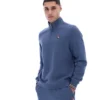Maglione Vintage Indigo Ramy F-Box con zip a 1/4