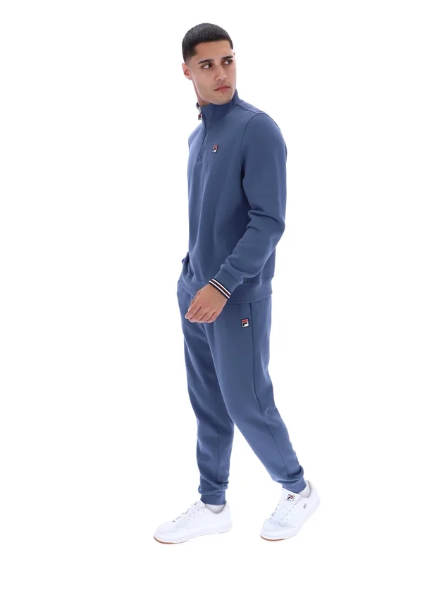 Maglione Vintage Indigo Ramy F-Box con zip a 1/4