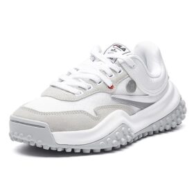 Mihara x Fila T1 Scarpe a pois bianco/grigio