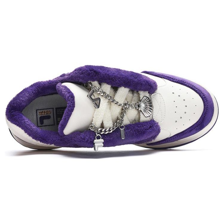 Scarpe da skate basse mix "Bianco Viola"