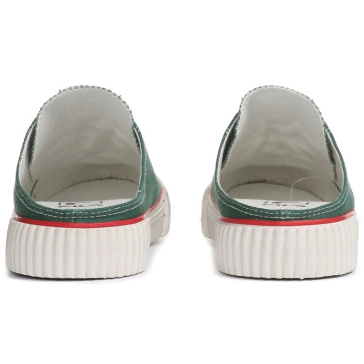 Mocassino casual con bordo rinforzato verde