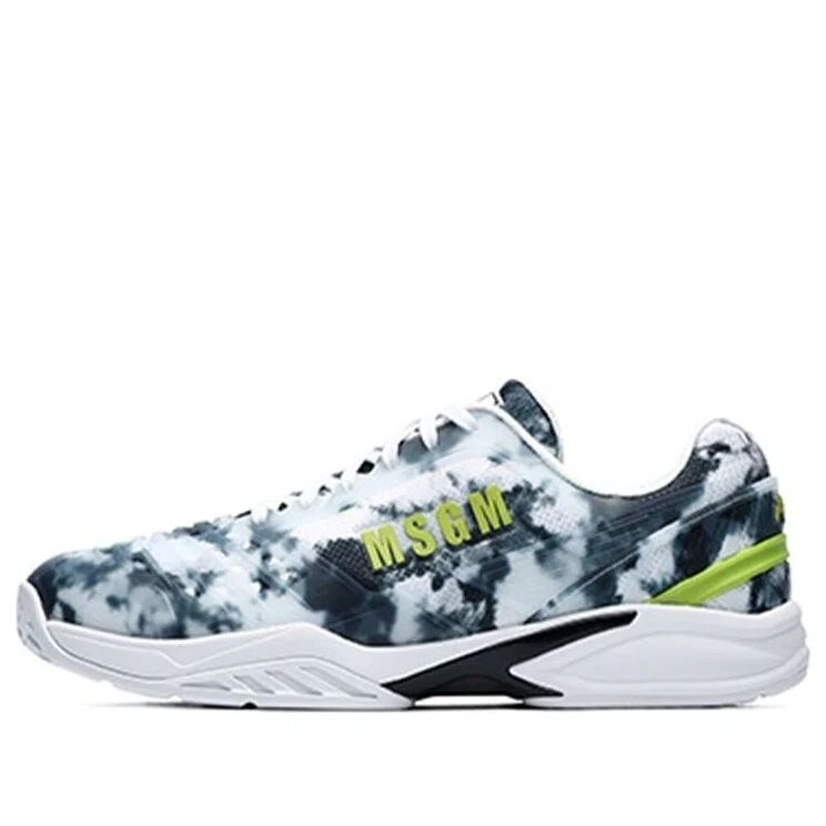 MSGM x Fila Heritage-FHT Low-Top Bianco/Nero/Bandhnu