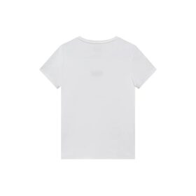 Pantaloncini a maniche corte 2019 minimalisti con ricamo, bianchi
