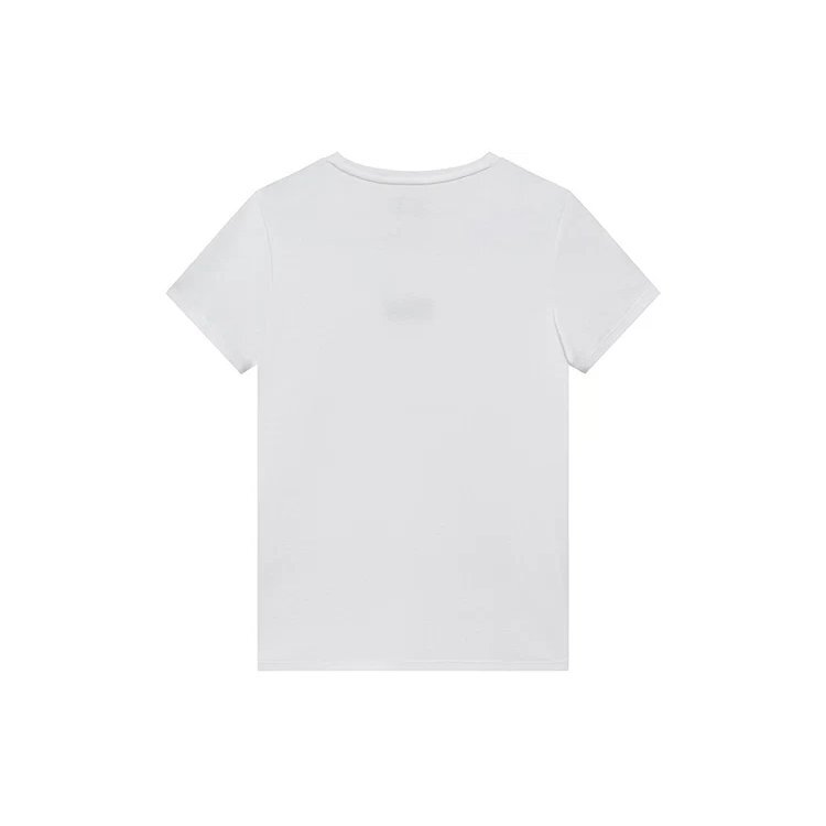 Pantaloncini a maniche corte 2019 minimalisti con ricamo, bianchi