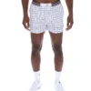 Pantaloncini bianchi High Tide in spugna con tasche a righe