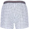 Pantaloncini bianchi High Tide in spugna con tasche a righe
