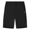 Pantaloncini casual in tessuto traspirante e dalla vestibilità ampia, neri