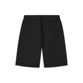 Pantaloncini casual in tessuto traspirante e dalla vestibilità ampia, neri