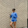 Pantaloncini da ciclismo Fila x TALA SKINLUXE blu Palace