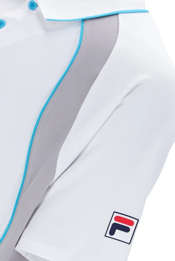 Pantaloncini da tennis a maniche corte Backspin bianca