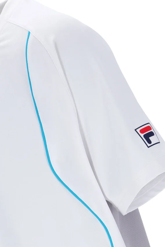 Pantaloncini da tennis a maniche corte Backspin bianca