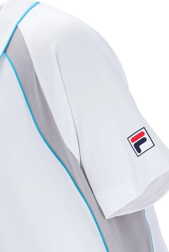 Pantaloncini da tennis a maniche corte Backspin bianca