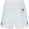 Pantaloncini da tennis da uomo da 5" con motivo bianco