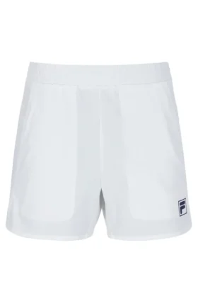 Pantaloncini da tennis da uomo da 5" in bianco sporco