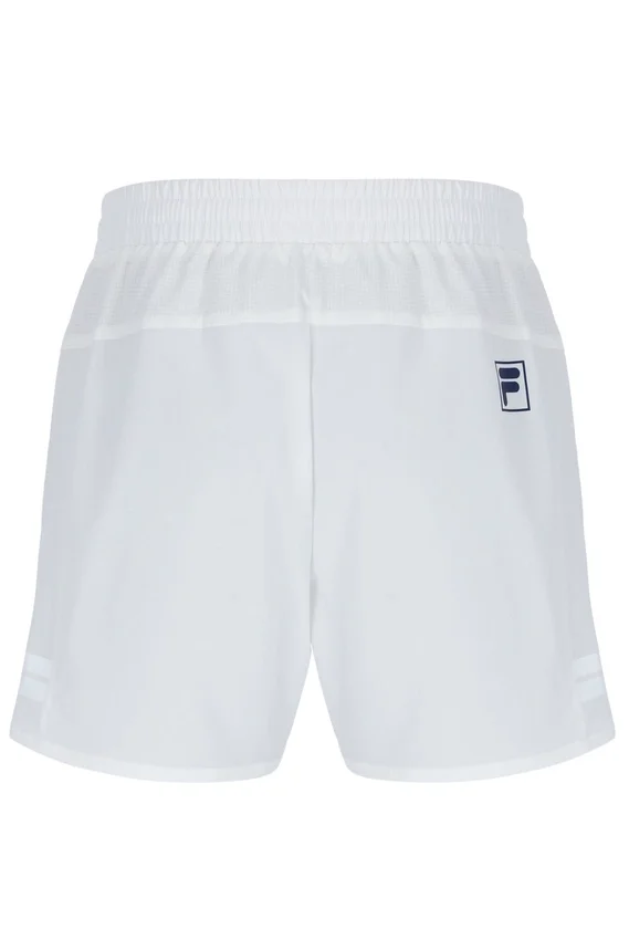 Pantaloncini da tennis da uomo da 5" in bianco sporco