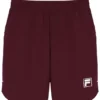 Pantaloncini da tennis da uomo da 7" color vino