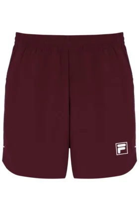 Pantaloncini da tennis da uomo da 7" color vino