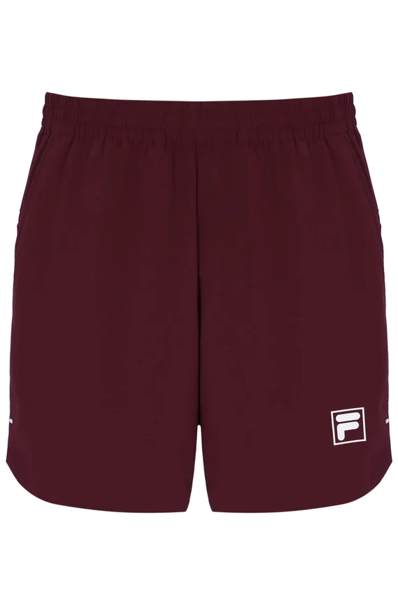 Pantaloncini da tennis da uomo da 7" color vino