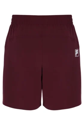 Pantaloncini da tennis da uomo da 7″ color vino