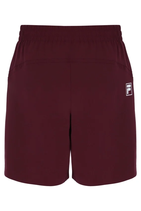 Pantaloncini da tennis da uomo da 7" color vino