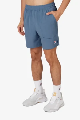 Pantaloncini da tennis in tessuto blu per la Court