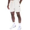 Pantaloncini Eusebio con pieghe a spillo color Gardenia