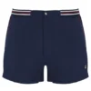 Pantaloncini Fila High Tide in spugna a righe con tasche, blu navy