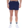 Pantaloncini Fila High Tide in spugna a righe con tasche, blu navy