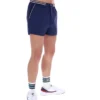 Pantaloncini Fila High Tide in spugna a righe con tasche, blu navy