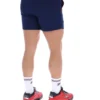 Pantaloncini Fila High Tide in spugna a righe con tasche, blu navy