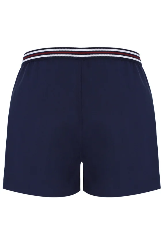 Pantaloncini Fila High Tide in spugna a righe con tasche, blu navy