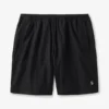 Pantaloncini Fila x Hailey Bieber in tessuto stropicciato, neri