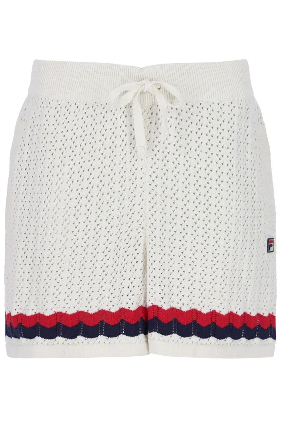 Pantaloncini in maglia all'uncinetto Fino