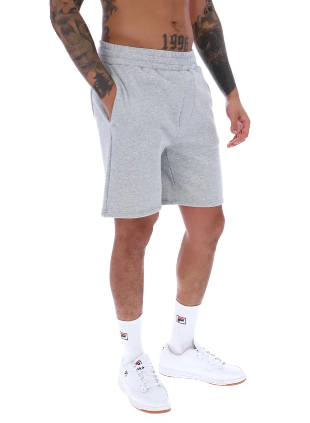 Pantaloncini in pile Vico grigio melange