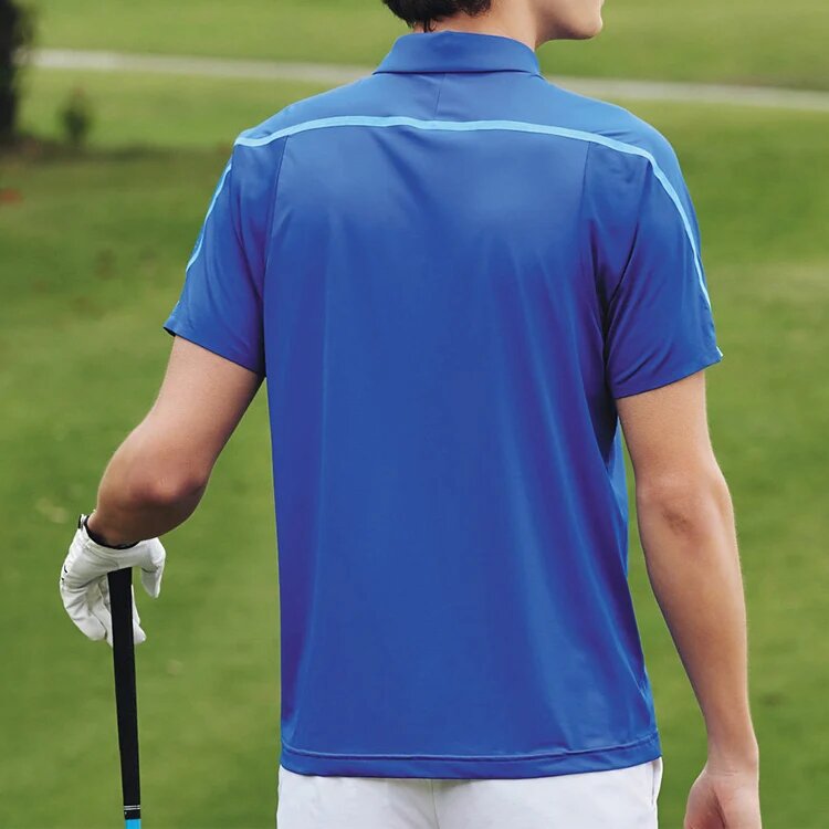 Pantaloncini sportivi casual da atletica a maniche corte, blu l