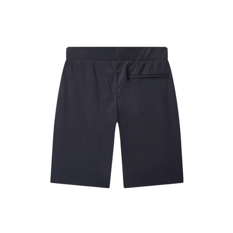 Pantaloncini sportivi con stampa alfabetica del logo, blu