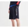 Pantaloncini sportivi con stampa alfabetica del logo, blu