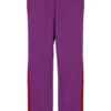 Pantaloni a gamba dritta Ventisei viola