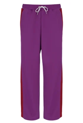 Pantaloni a gamba dritta Ventisei viola