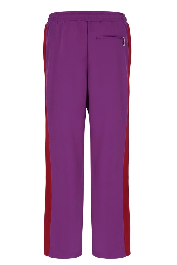 Pantaloni a gamba dritta Ventisei viola